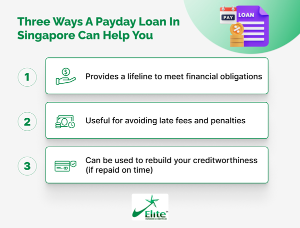 Three ways a payday loan in Singapore can help you